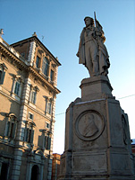 Modena, monument to Ciro Menotti