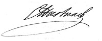Signature of Edmund Hartnack