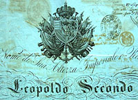 1842 Amici passport issued by the Tuscany Grand Duchy