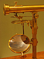 Amicis reflecting microscope. Detail