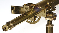 Micrometer telescope. Detail with signature Amici-Modena