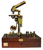 Amici’s achromatic microscope for the Modena Botanical Garden, 1852