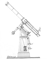 G. B. Donati’s equatorial mount for the Amici I telescope, 1865