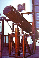 Observatory room. Amici’s large Newtonian  reflector