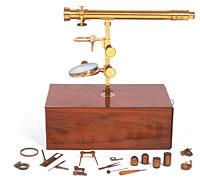Microscopio catadiottrico di Amici per il Dr. Carlo Passerini di Firenze 1824